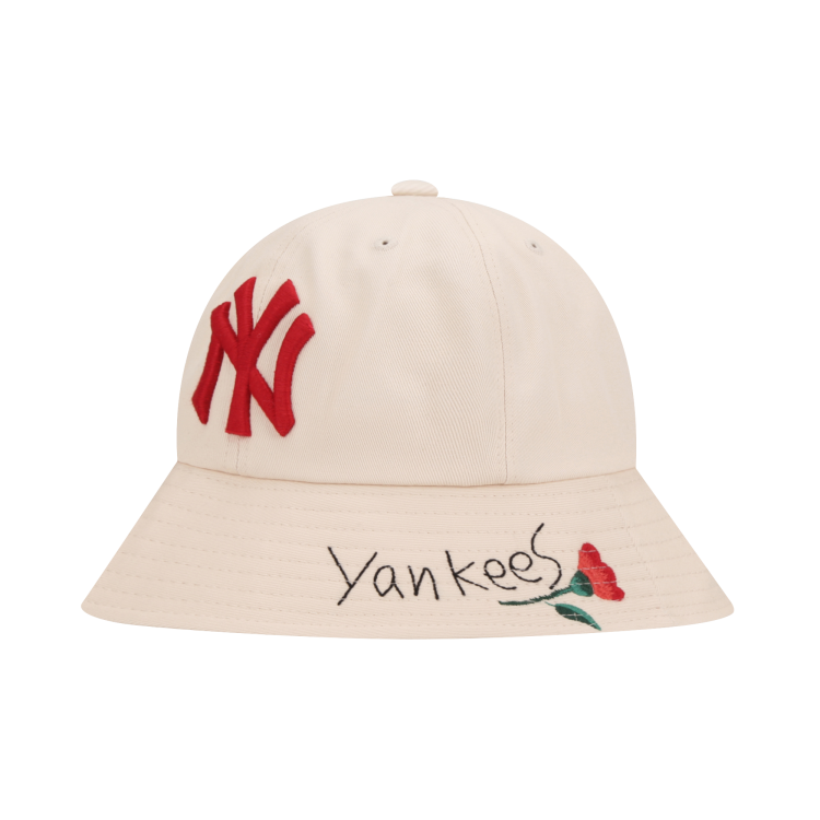 MLB Bucket Hat New York Yankees  White  thesunshine
